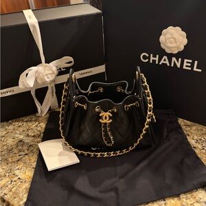 Brand new Chanel 25 Black Mini Bag Hard to find!